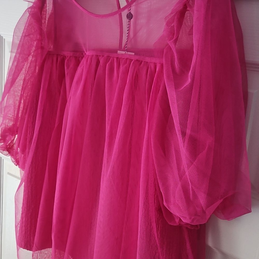 💖💘💗💝💕KAKTUS Tulle Ruffle Blouse💕💝💗💘💖
